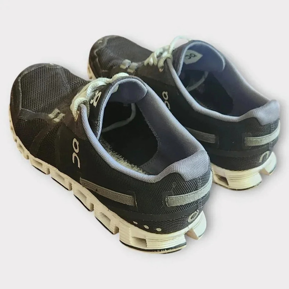 On Cloud Womens Cloud Running Sneakers Size 6.5 Trainers Black - Picture 4 of 7